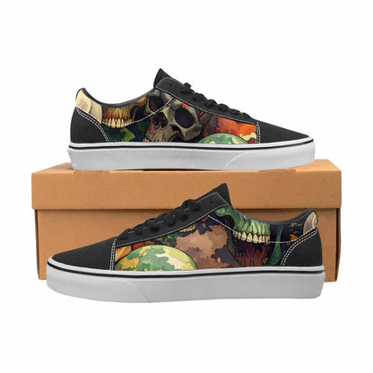 WOMEN'S Skulls  Camo Skulls Lace-Up Canvas Dreamlike Shoes