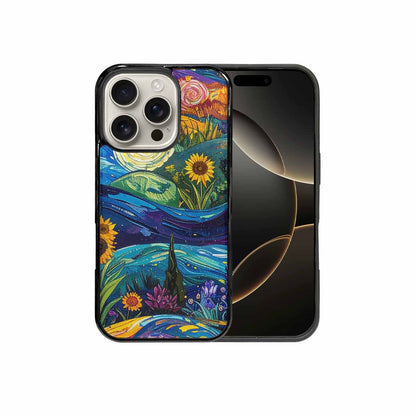iPhone 16 Pro Case — Blend All Versions Together Melting Together, Custom Printed Phone Case
