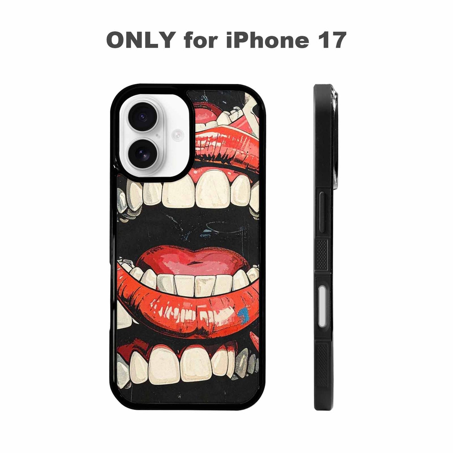 iPhone 17 Case — Seamless Repeating Pattern Of Cartoon Cute, Custom Printed Phone Case