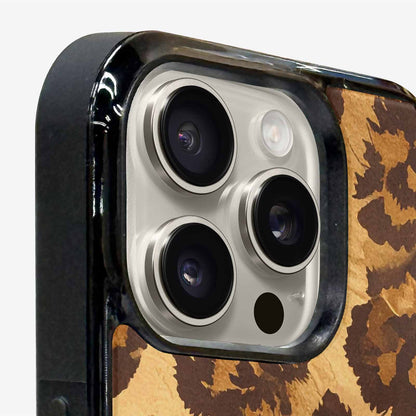 iPhone 16 Pro Case — Classic Leopard Print Warm Golden Tan, Custom Phone Case