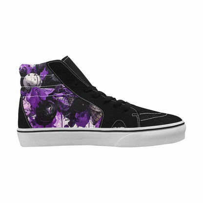 MEN'S Ice Cream Motif High Top Canvas Grunge Custom Shoes
