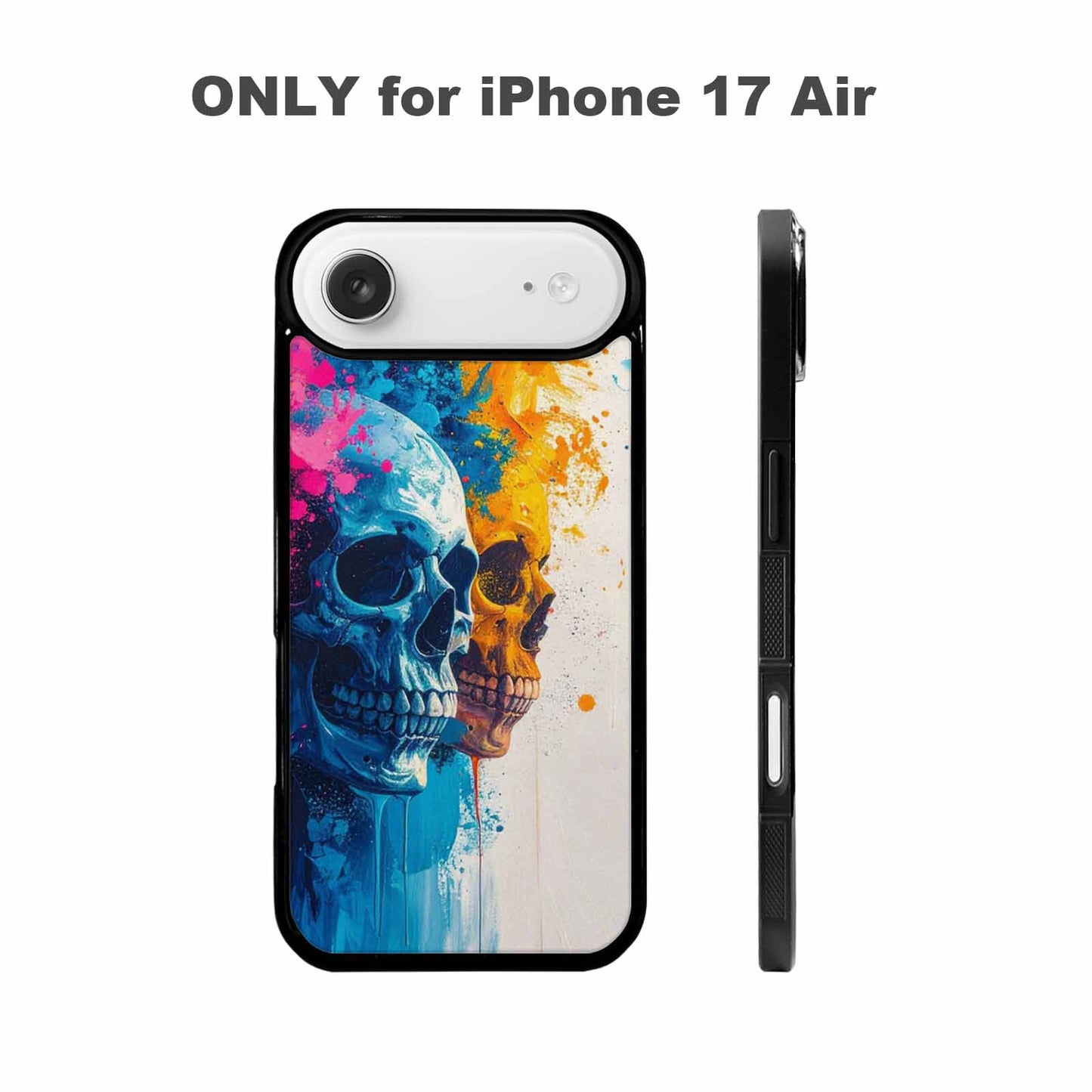iPhone 17 Air Case — Skull Dark Art Gothic Print Gothic, Personalized Phone Case
