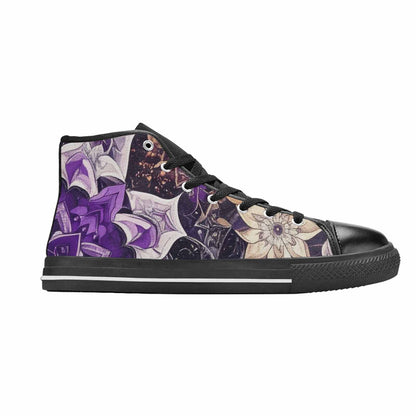 WOMEN'S Mandala High Top Canvas Dark Academia Shoes