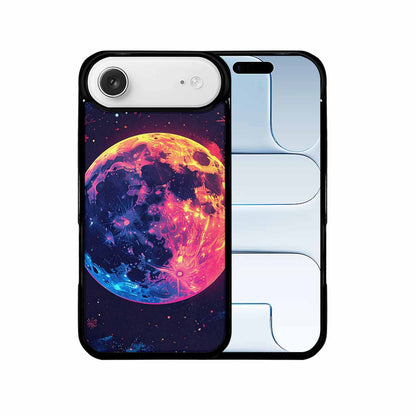 iPhone 17 Air Case — Neon Winter Moon Seamless Cartoon Cute, Personalized Phone Case
