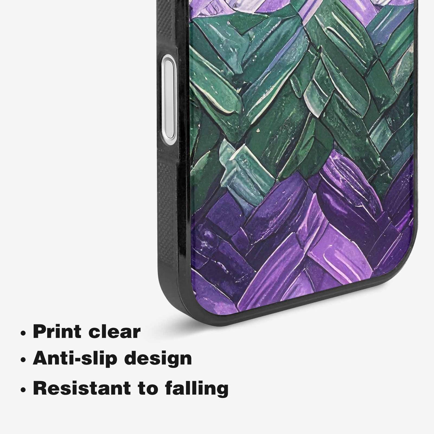 iPhone 16 Plus Case — Genderqueer Flag Color Theme Small Rainbow, Original Design Phone Case