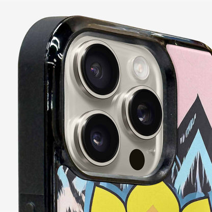 iPhone 16 Pro Max Case — 1960s Mod Cartoon Art Pattern, Custom Phone Case