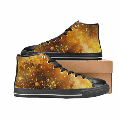 MEN'S Galaxy Art - High Top Canvas Y2K Shoes