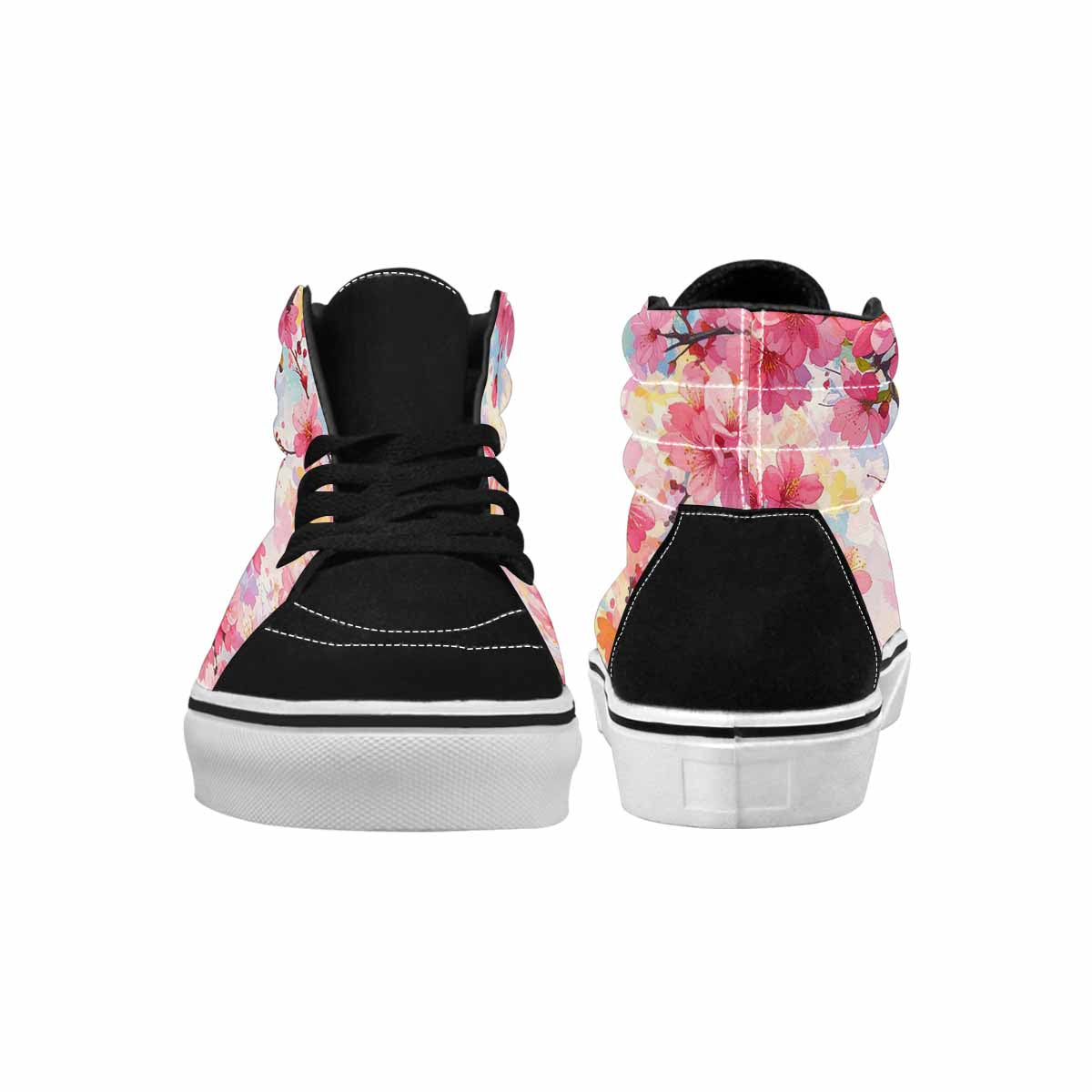 MEN'S Cherry Blossom Branch Cherry High Top Canvas Surreal Custom Shoes