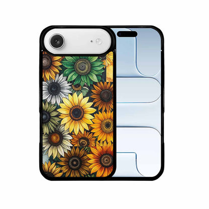iPhone 17 Air Case — Small Sunflower Pattern Randomly Varying Floral, Custom Phone Case