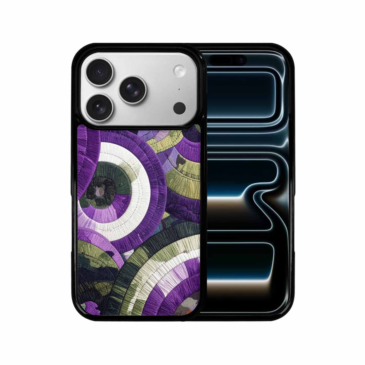 iPhone 17 Pro Case — Vivid Camo Genderqueer Pride Camo, Original Design Phone Case