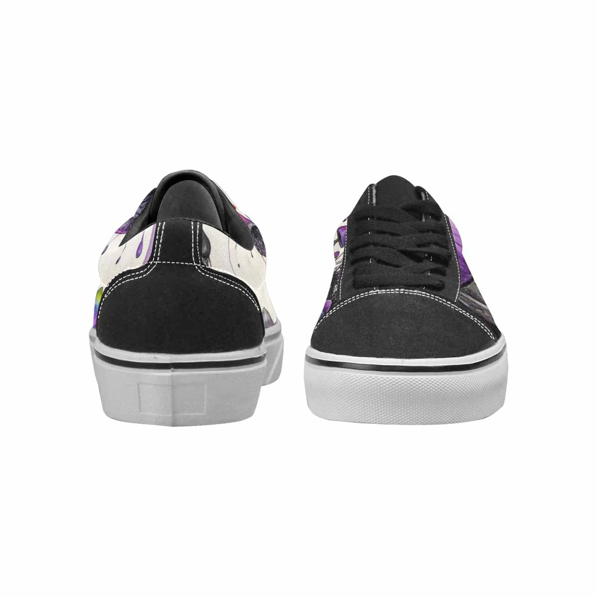 WOMEN'S Rainbow Drip Mushrooms Lace-Up Canvas Dreamcore Shoes