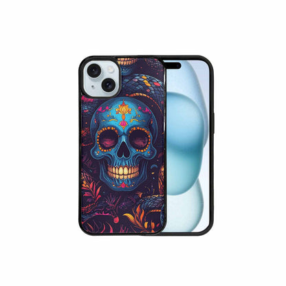 iPhone 15 Plus Case — Snake Skulls Print Custom, Customized Protective Case