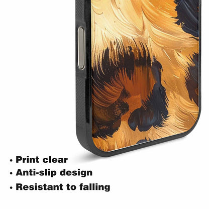 iPhone 15 Pro Max Case — Leopard Soft Airbrush Gradient, Unique Phone Case Design