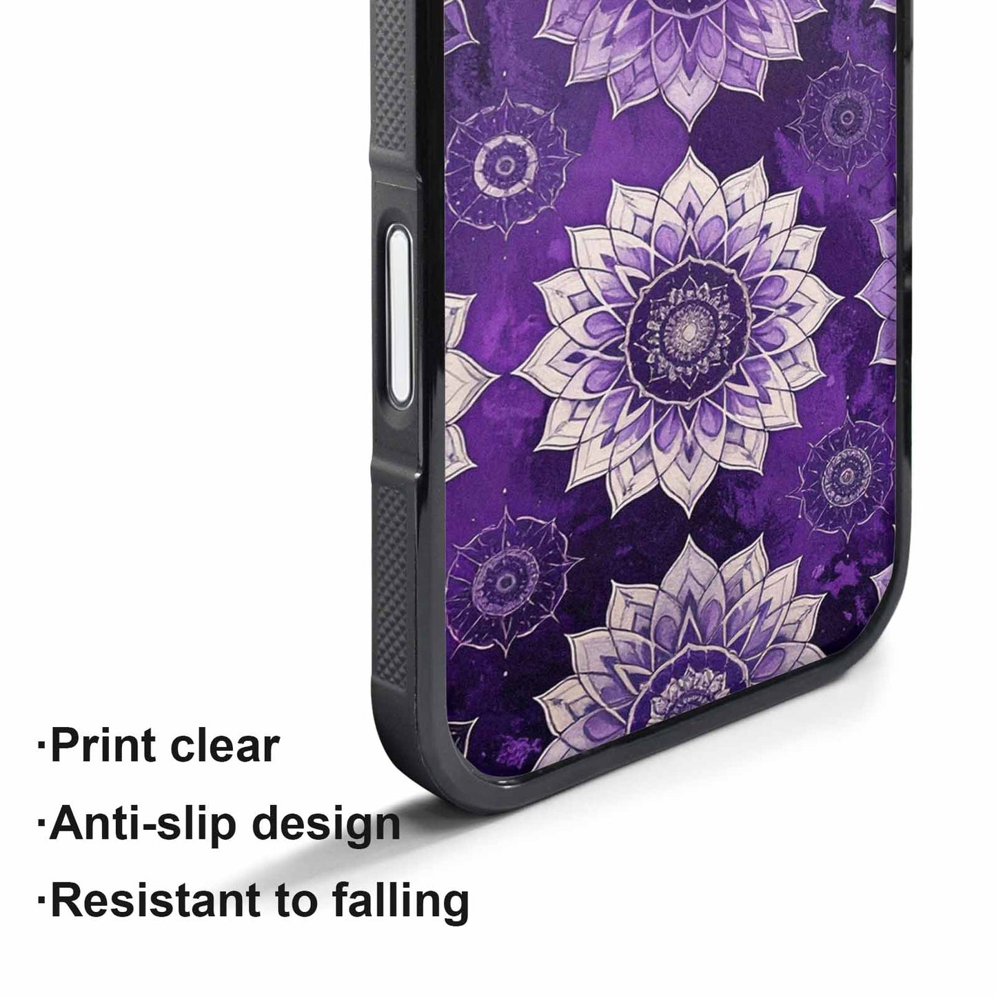 iPhone 17 Pro Max Case — Small Mandala Pattern, Randomly Floral, Customized Protective Case