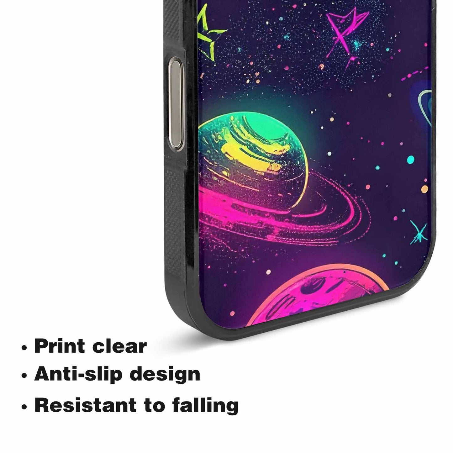 iPhone 16 Pro Case — Space Galaxy Astronaut, Custom Printed Phone Case