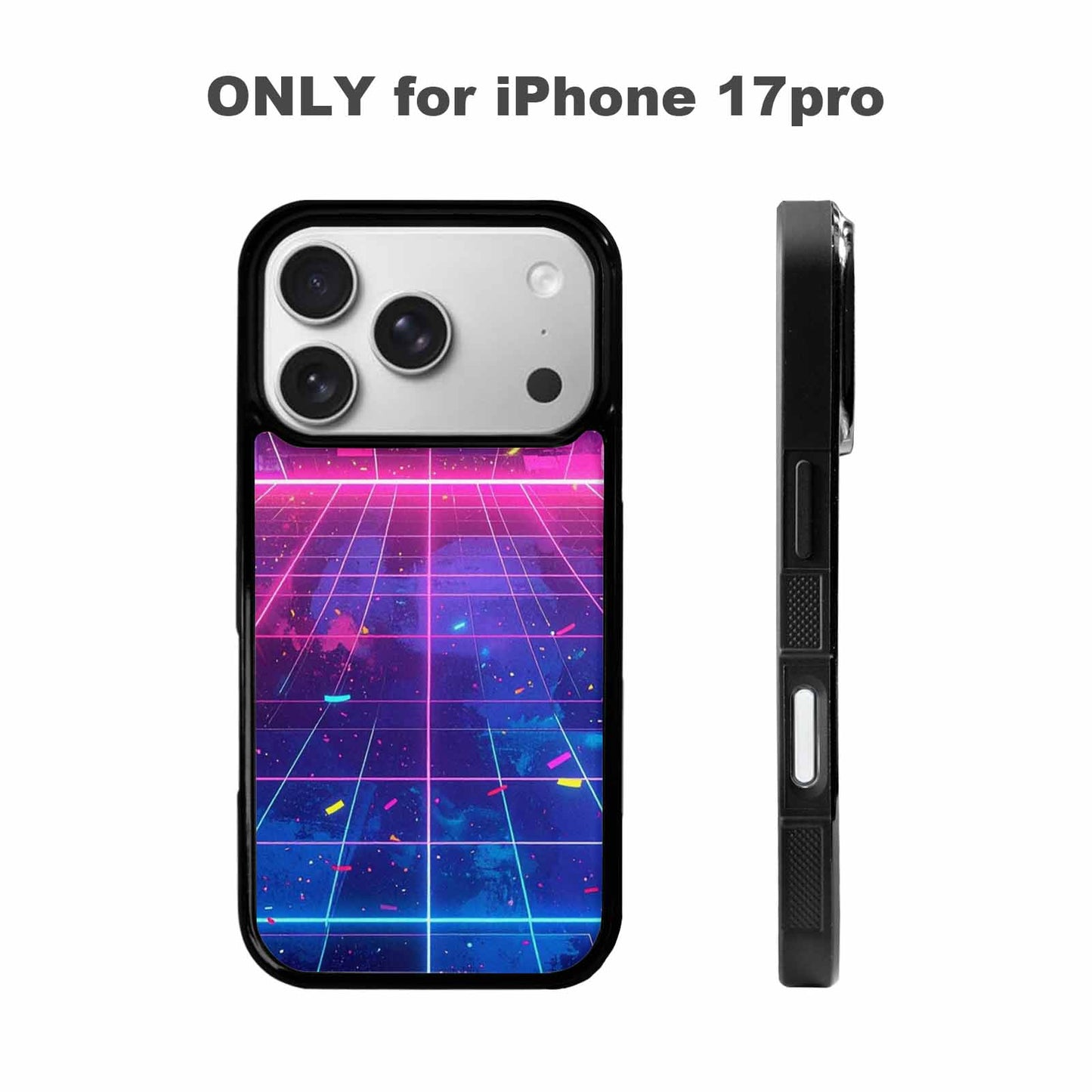 iPhone 17 Pro Case — Seamless Tileable Pattern Of Overlapping Original, Custom Designed Case Cover