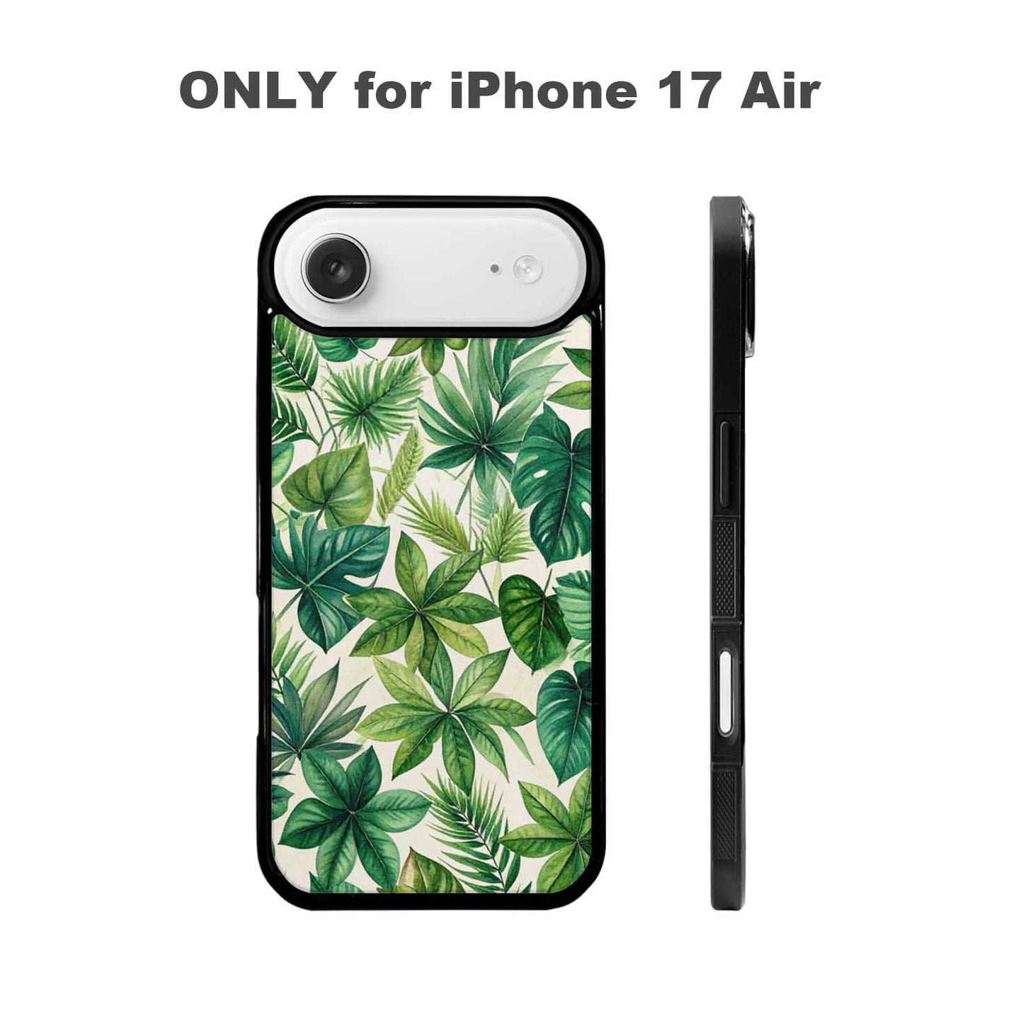 iPhone 17 Air Case — Small Seven Point Palmate Leaf Floral, Custom Phone Case