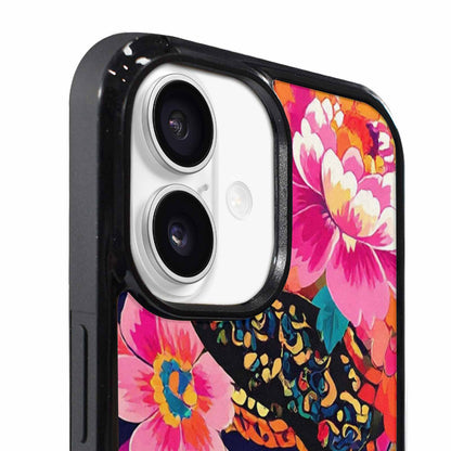 iPhone 17 Case — Floral Snake Print Floral, Original Design Phone Case