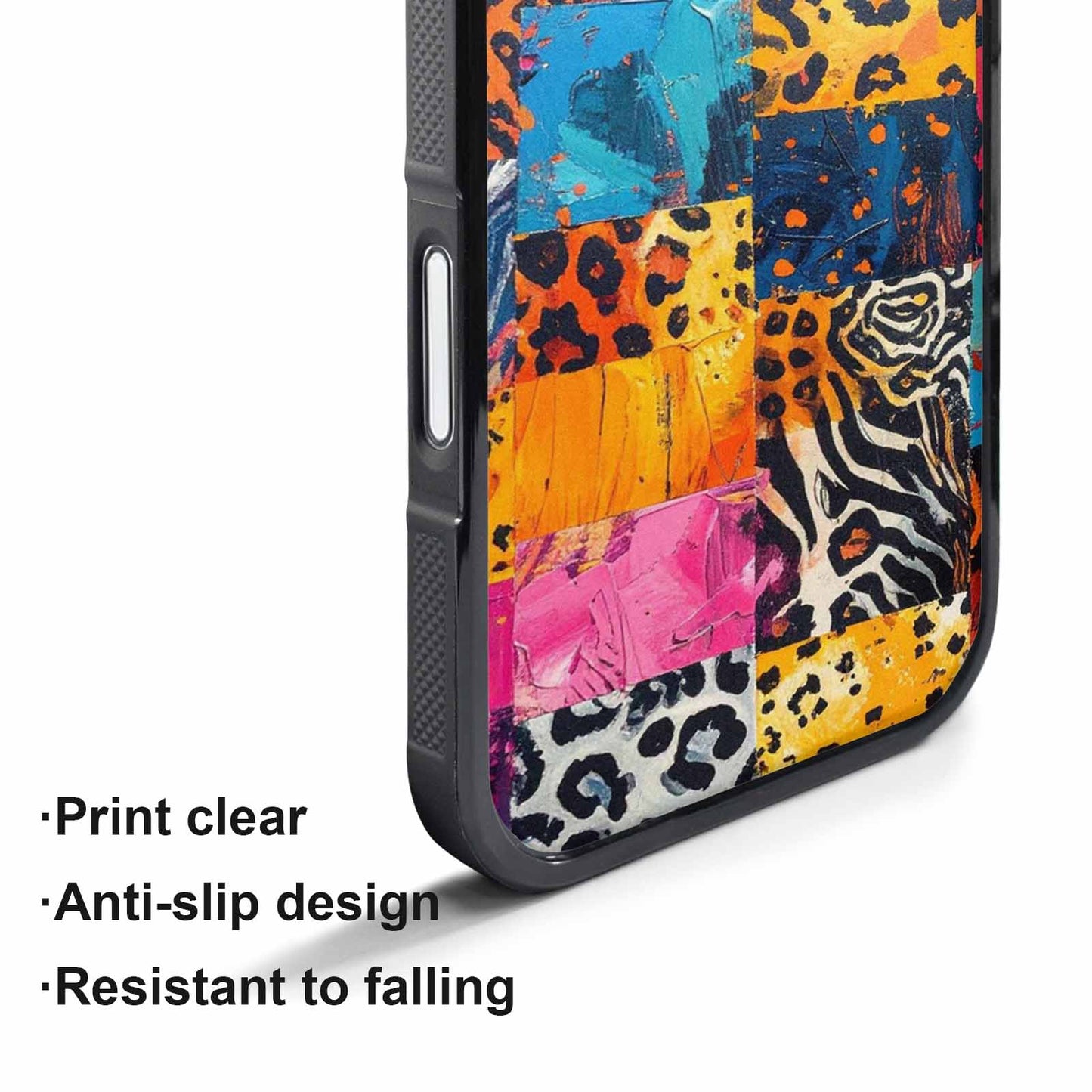 iPhone 17 Pro Max Case — Full Color Vibrant Animal Print, Custom Designed Case Cover