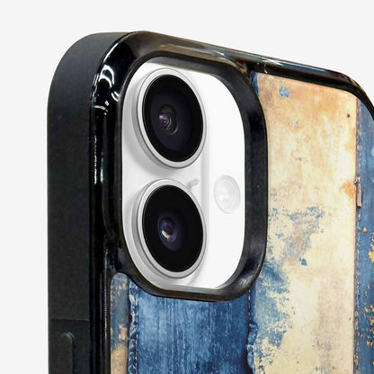 iPhone 16 Plus Case — Curve The Ripping Demin Tectures For, Custom Print Case Cover