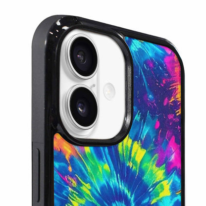iPhone 17 Case — Tie Dye Neon Acid Tie Dye, Custom Made Phone Cover