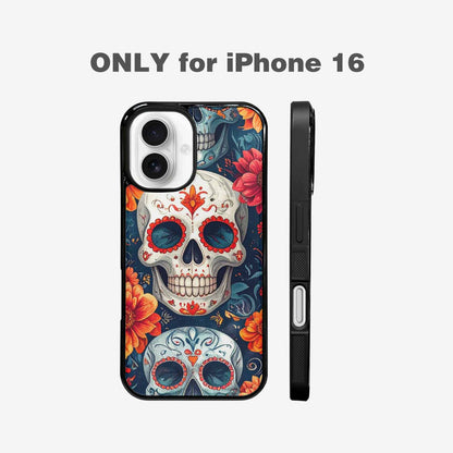 iPhone 16 Case — Marble Skull Custom, Custom Designed Case Cover