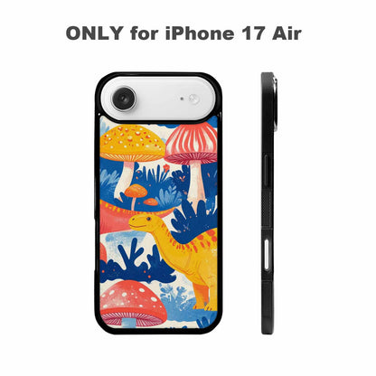 iPhone 17 Air Case — Vintage Dinosaurs Mushroom Retro Vintage, Custom Designed Case Cover