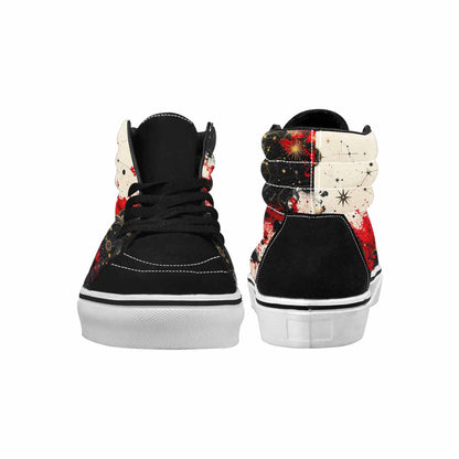 MEN'S Zodiac Constellation High Top Canvas Dreamlike Custom Shoes