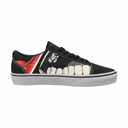 MEN'S Googly Cartoon Mouths Canvas Lace-Up Cottagecore Sneakers