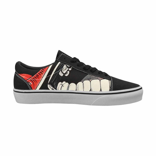 MEN'S Googly Cartoon Mouths Canvas Lace-Up Cottagecore Sneakers