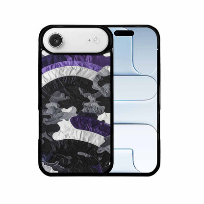 iPhone 17 Air Case — Vivid Camo Asexual Pride Camo, Custom Made Phone Cover