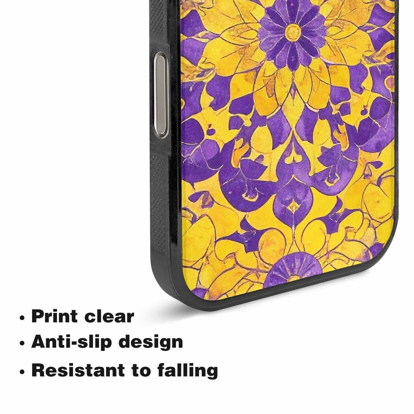 iPhone 16 Pro Case — Intersex Flag Color Theme Small Rainbow, Original Design Phone Case