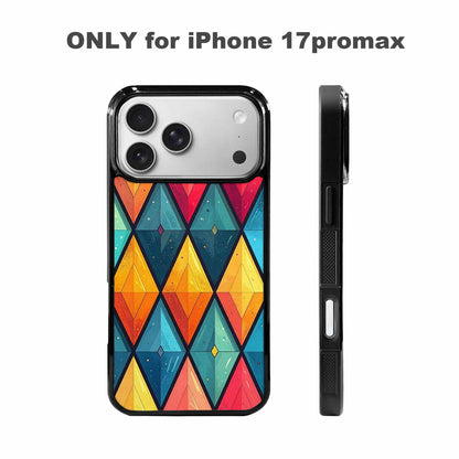 iPhone 17 Pro Max Case — Vintage Summer Diamond Retro Vintage, Customized Protective Case