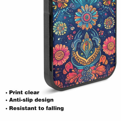iPhone 15 Plus Case — Paisley Mandala, Custom Phone Case