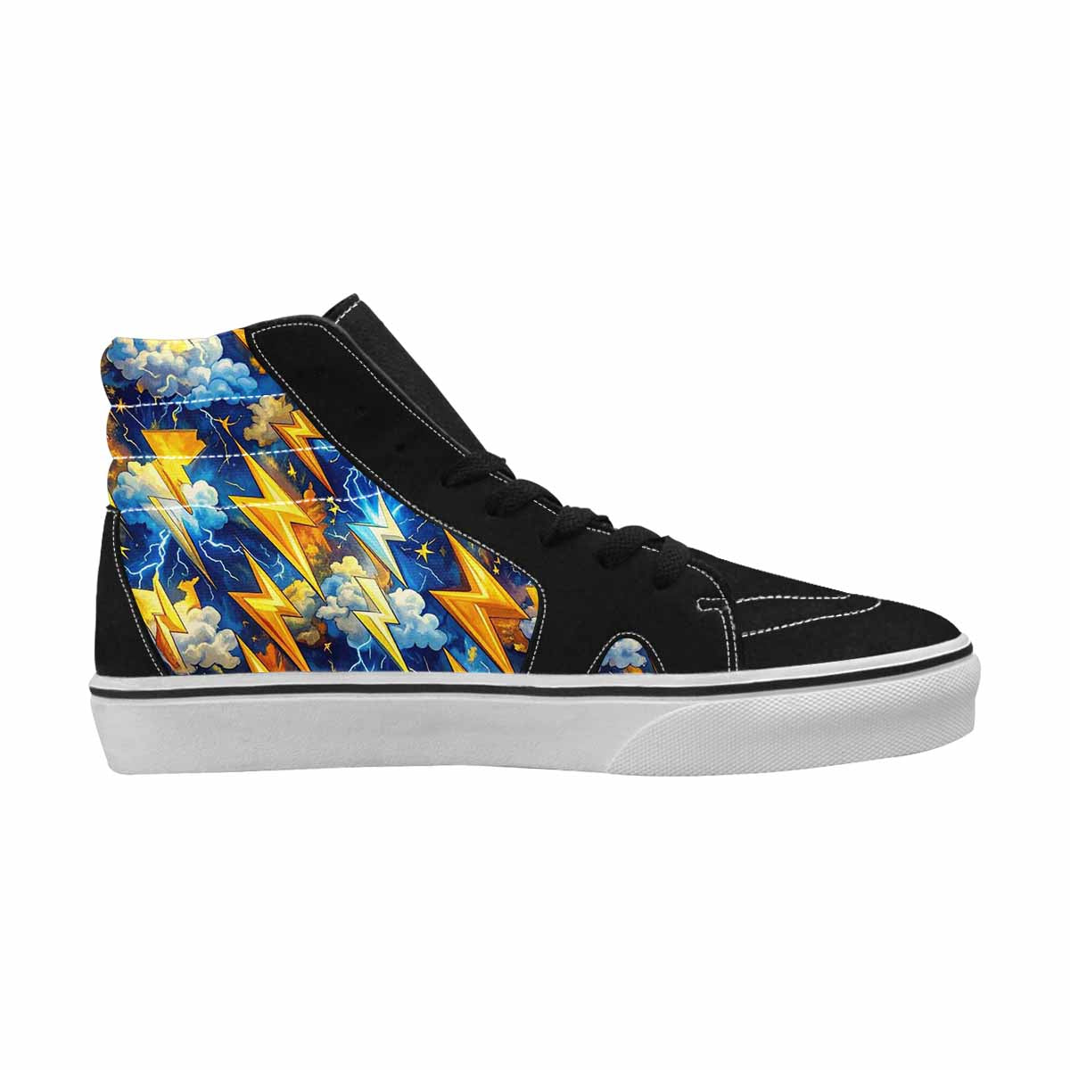 WOMEN'S Lightning Bolt High Top Canvas Aesthetic Shoes