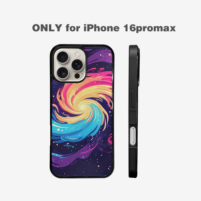 iPhone 16 Pro Max Case — Love Wins Galaxy Seamless Pattern Vibrant, Unique Phone Case Design