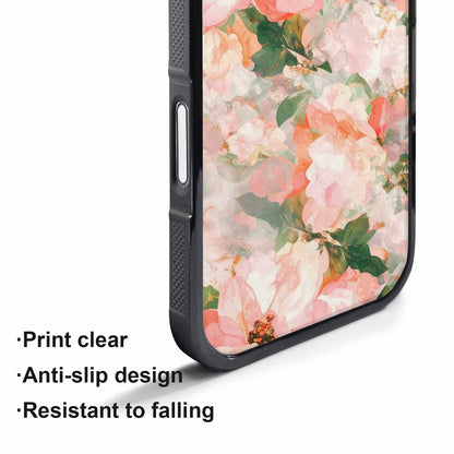 iPhone 17 Pro Max Case — Marble Floral, Custom Made Phone Cover
