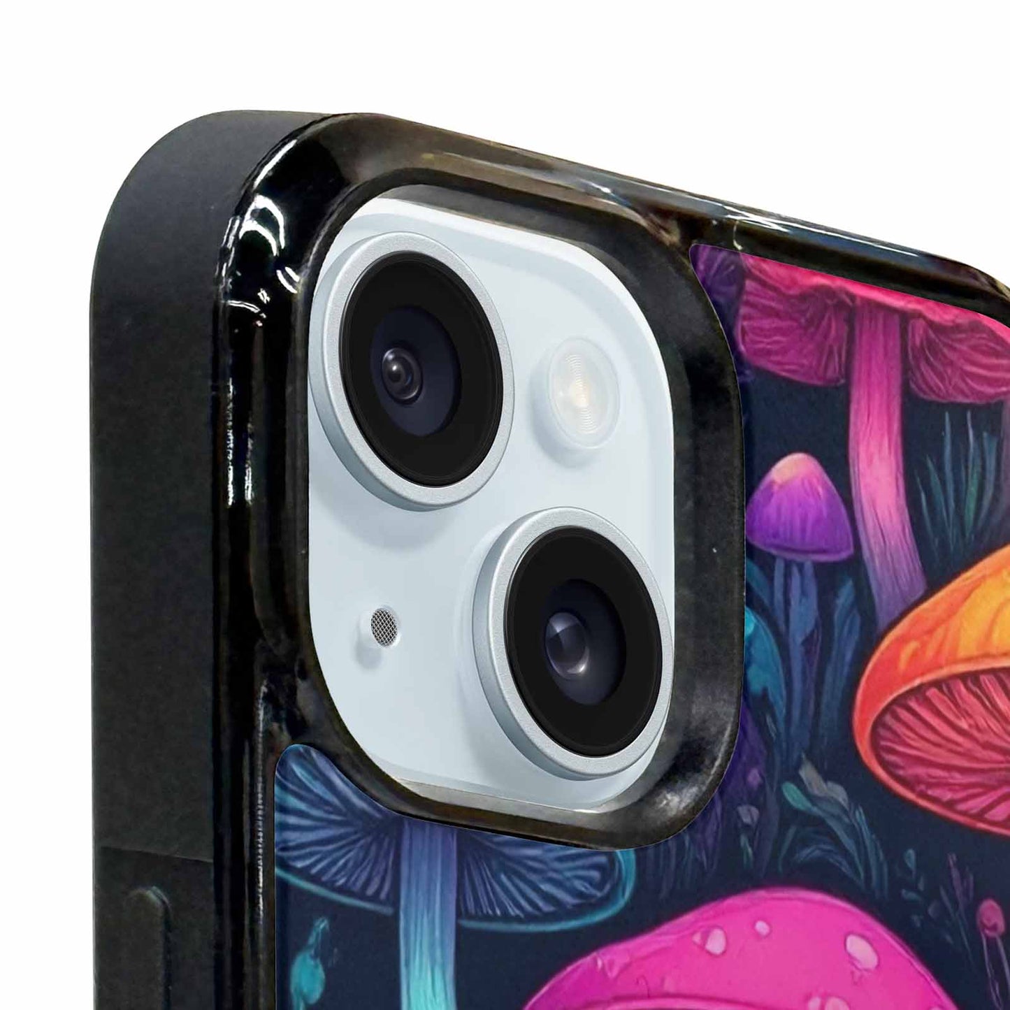 iPhone 15 Case — Psychedelic Mushroom, Unique Phone Case Design