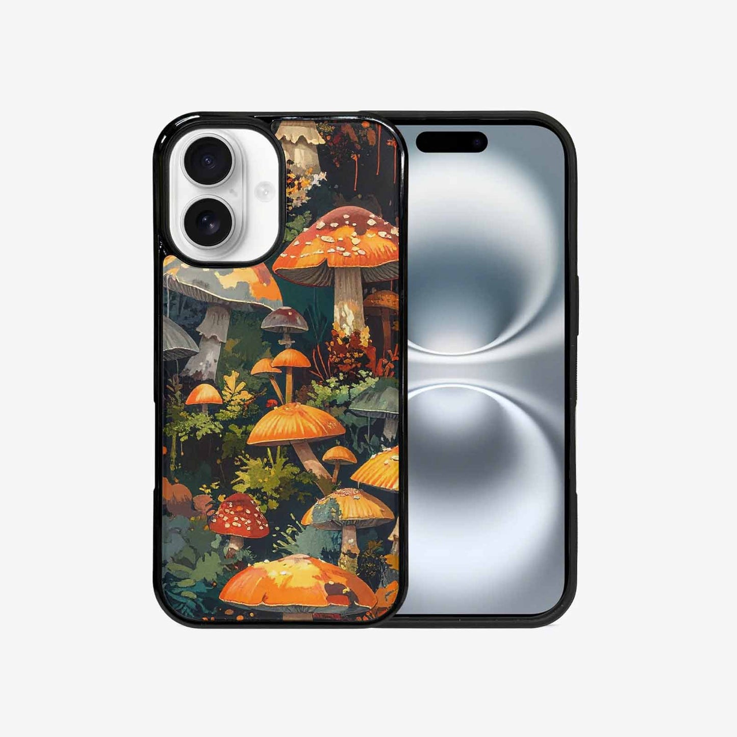 iPhone 16 Case — Mushrooms Camomushrooms Patter, Custom Phone Case