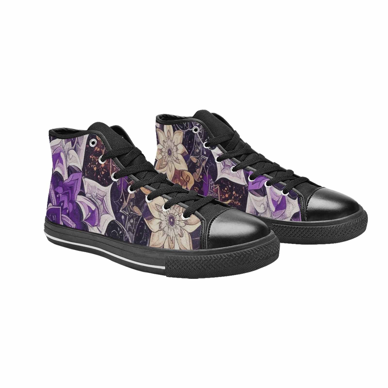 WOMEN'S Mandala High Top Canvas Dark Academia Shoes