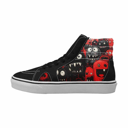 MEN'S Monsters (general) High Top Canvas Kaleidoscope Custom Sneakers