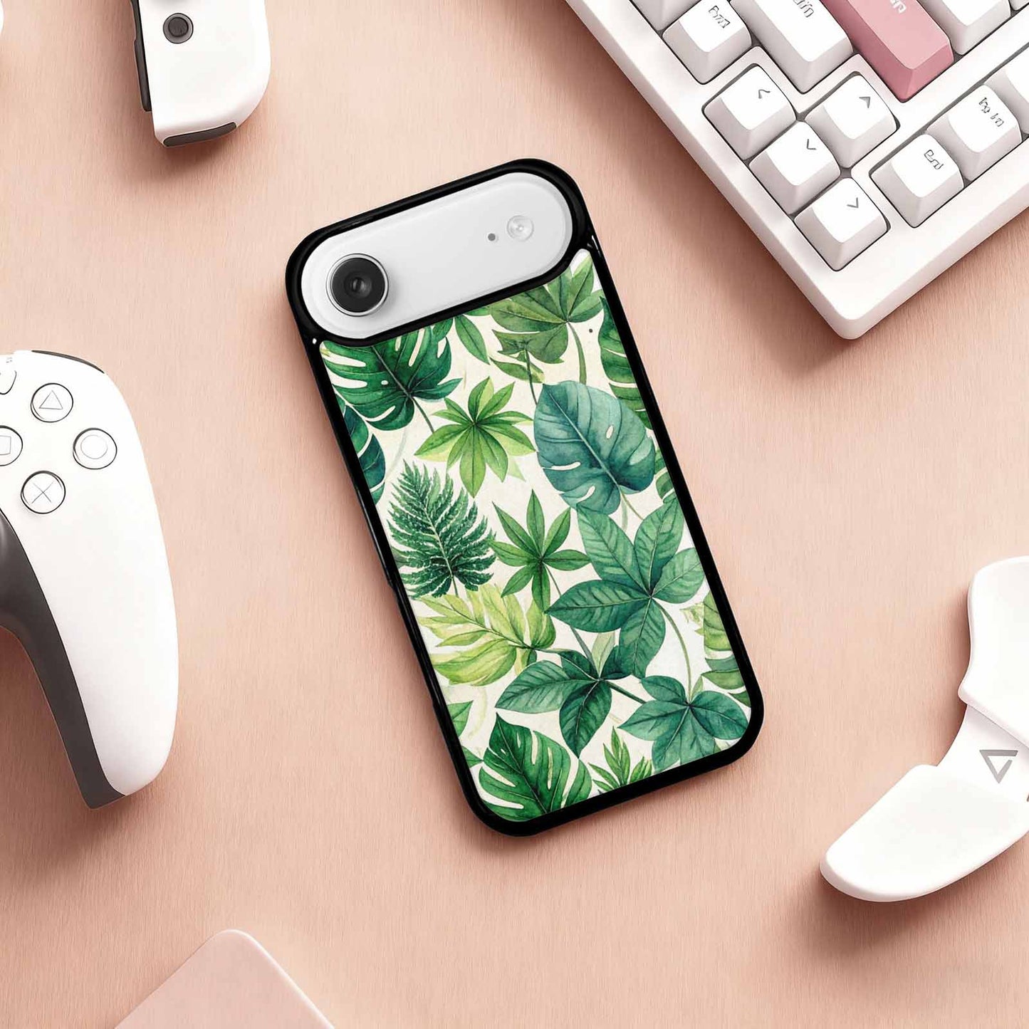 iPhone 17 Air Case — Small Seven Point Palmate Leaf Floral, Custom Art Phone Cover