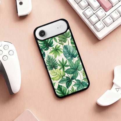 iPhone 17 Air Case — Small Seven Point Palmate Leaf Floral, Custom Art Phone Cover