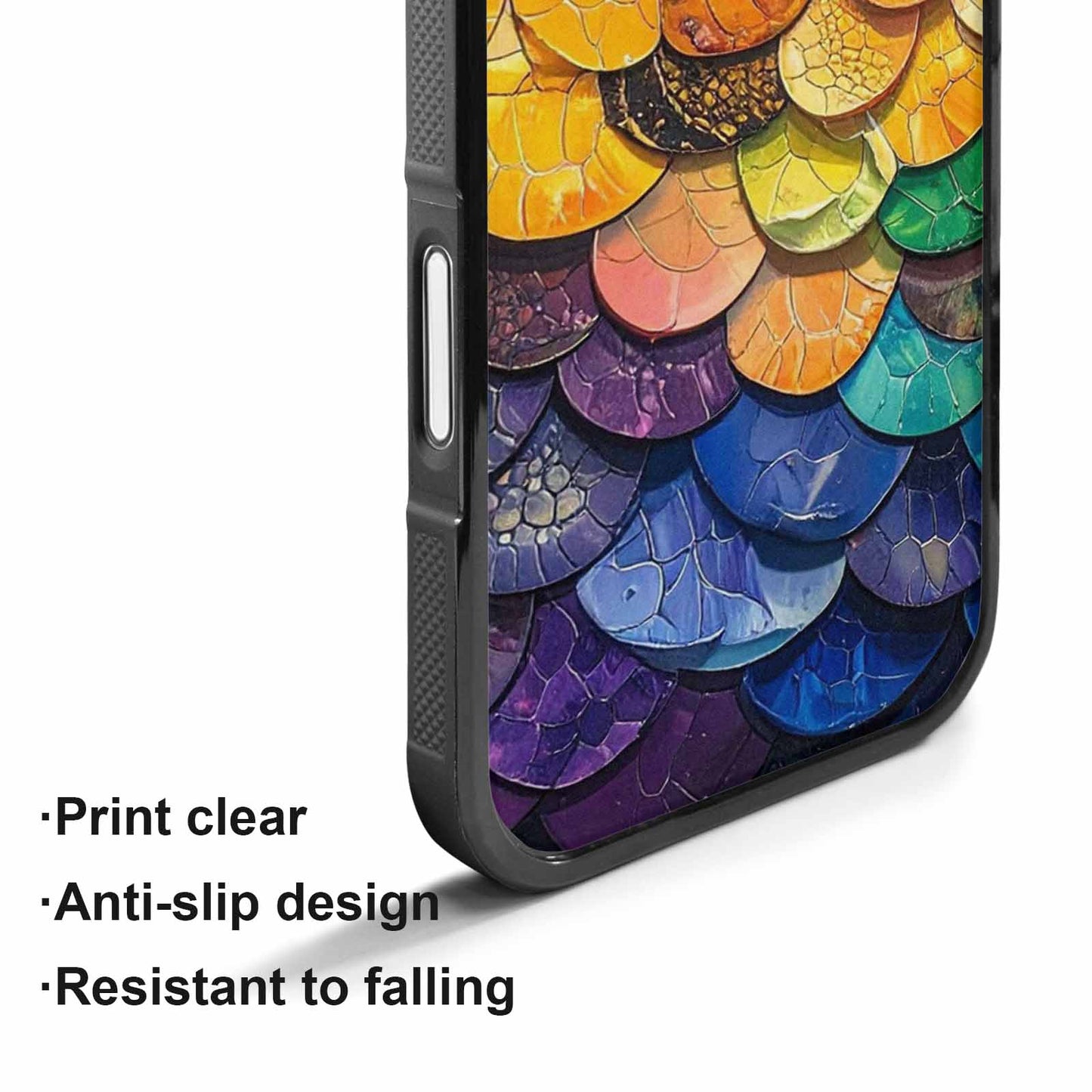 iPhone 17 Case — Reptile Scale Full Color Original Art, Unique Phone Case Design