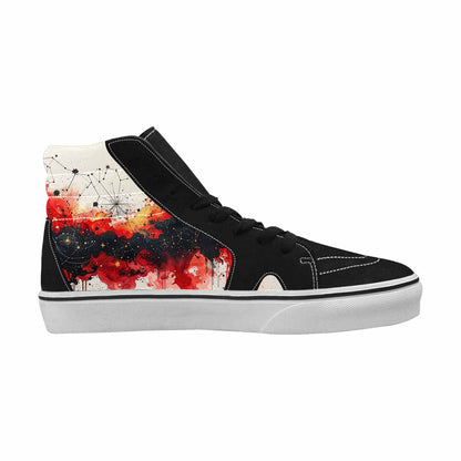 MEN'S Zodiac Constellation High Top Canvas Kaleidoscope Sneakers