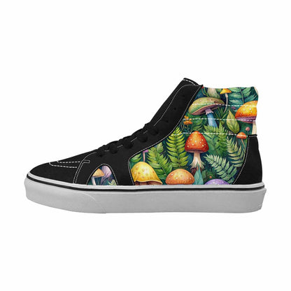 MEN'S Mushrooms  Botanical Mushrooms High Top Canvas Dreamlike Shoes