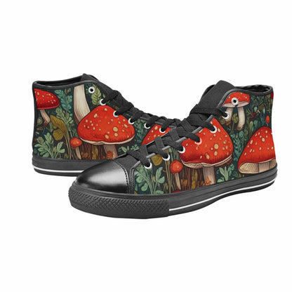WOMEN'S Mushroom High Top Canvas Cottagecore Shoes