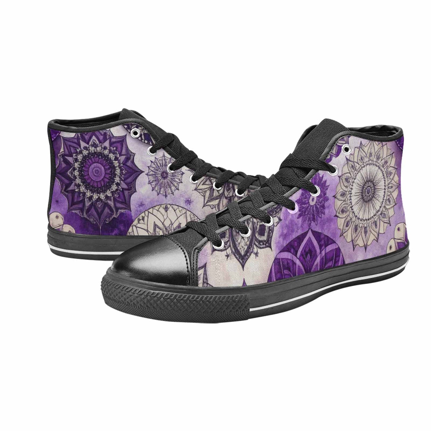 WOMEN'S Mandala High Top Canvas Vivid Shoes
