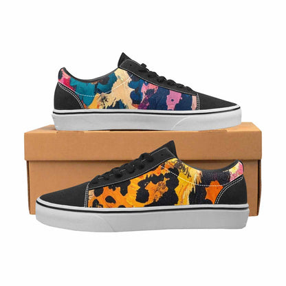 WOMEN'S Animal Print Lace-Up Canvas Surreal Shoes