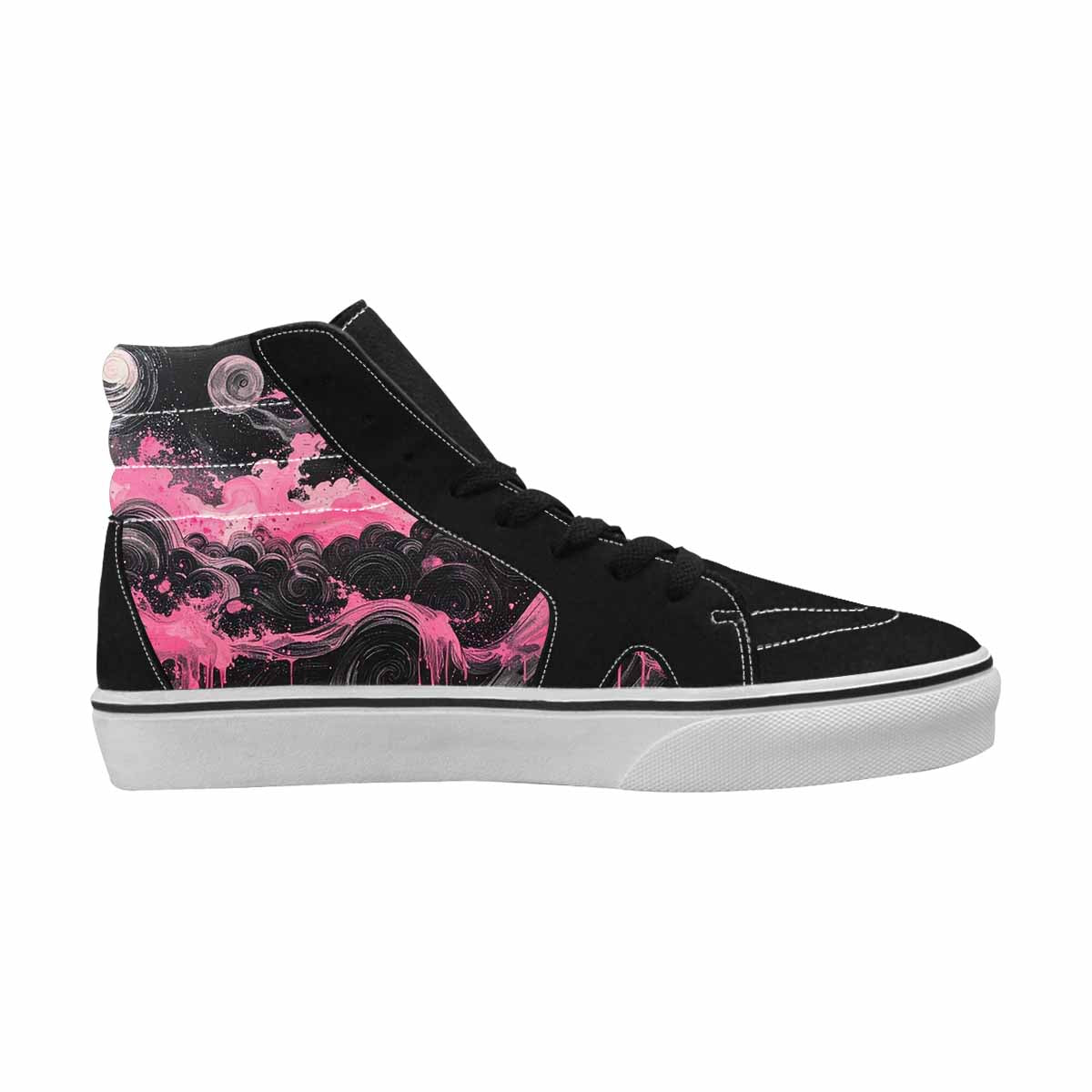 MEN'S Van Gogh Swirl High Top Canvas Dreamcore Custom Shoes